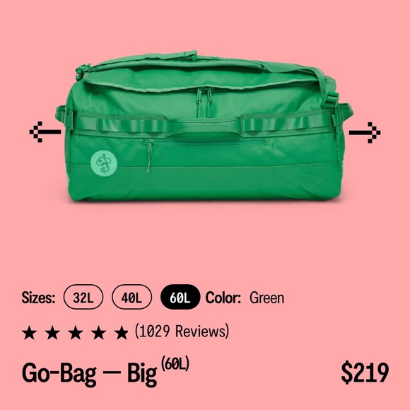 Baboon to the Moon Bags Baboon To The Moon Go Bag Waterproof Duffel